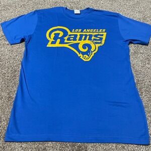 Los Angeles Rams NFL Football T Shirt Royal Blue Mens Size Large JHK